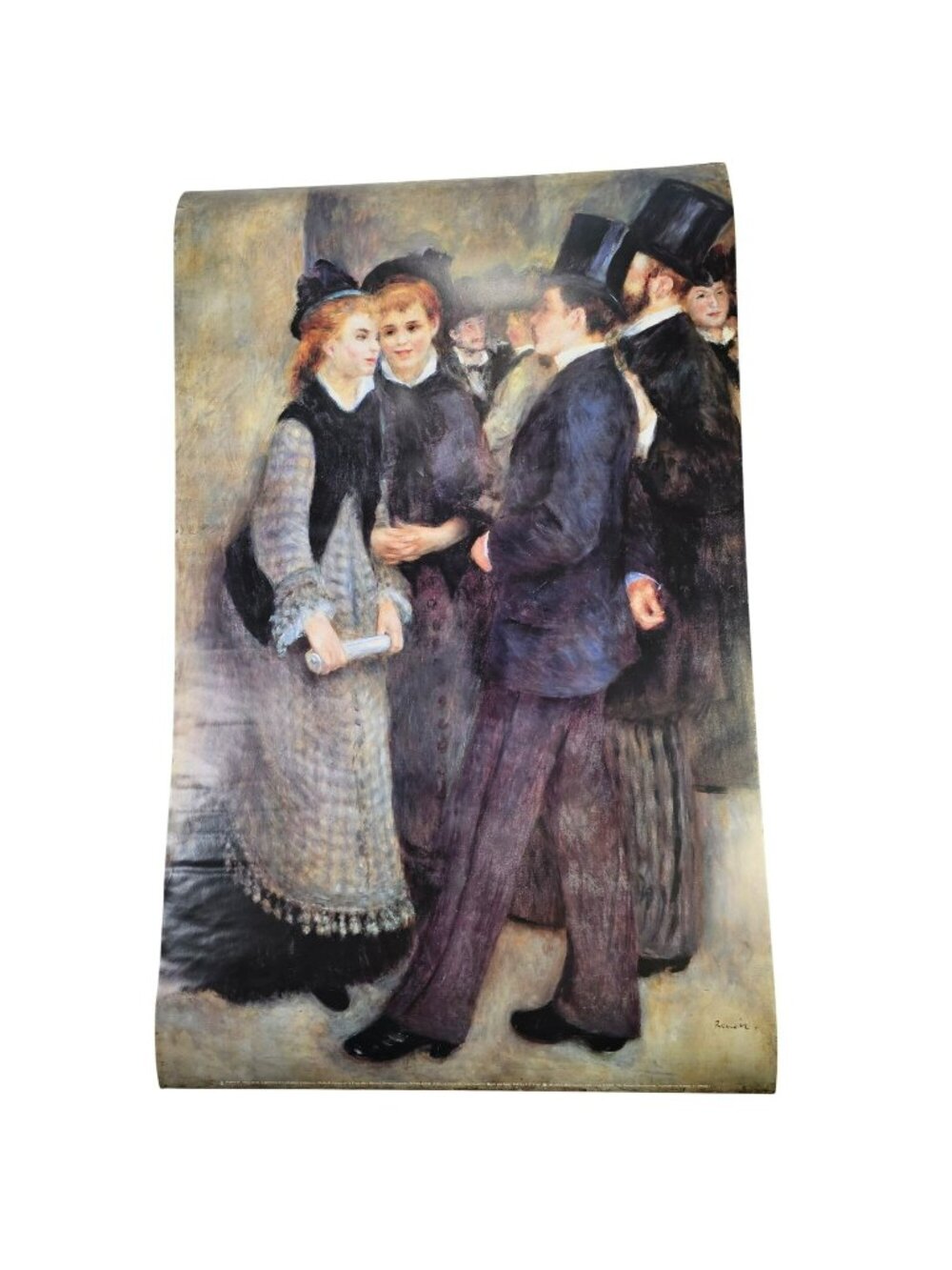 Renoir "Leaving the Conservatory" Unframed Poster Artwork Print 19x32" 1993